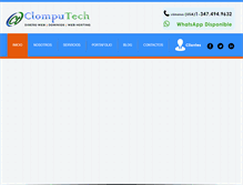 Tablet Screenshot of clomputech.com